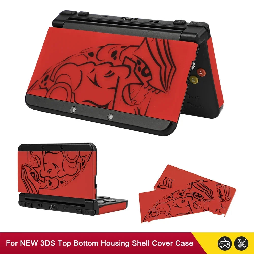Replacement Faceplate Cover for New Nintendo 3DS – Upper & Back Battery Housing Shell (11 Colors)