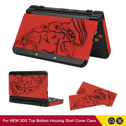 Replacement Faceplate Cover for New Nintendo 3DS – Upper & Back Battery Housing Shell (11 Colors)
