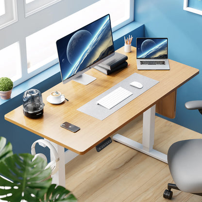 JHK Electric Standing Desk 40x24 – Height Adjustable Sit Stand Computer Desk Ergonomic Workstation