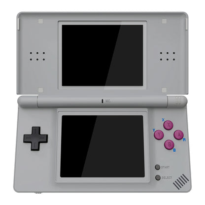 eXtremeRate Full Housing Shell for Nintendo DS Lite – Classic 1989 Game Boy Style Replacement Case with Buttons & Screen Lens