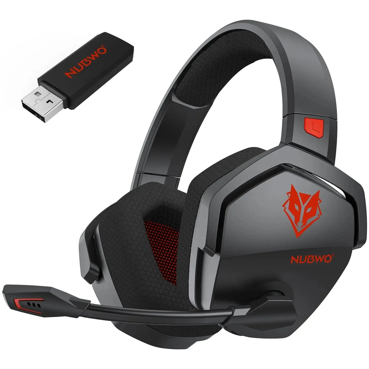 NUBWO G06 Wireless Gaming Headset | 2.4G 7.1 Surround ENC Mic