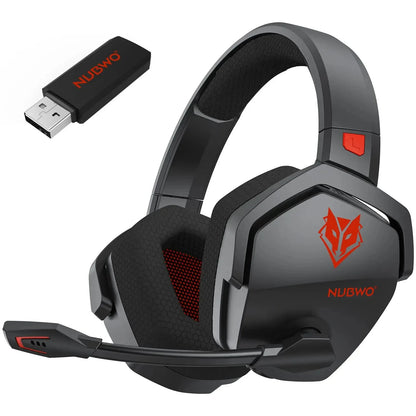NUBWO G06 Wireless Gaming Headset | 2.4G 7.1 Surround ENC Mic
