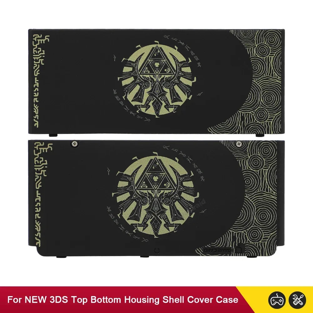 Black | White DIY AE Faceplate Set for New Nintendo 3DS - TechTastic Treasures