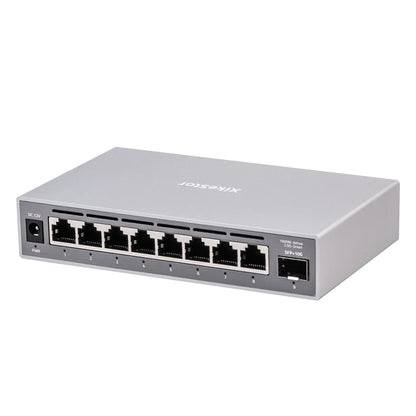 XikeStor 2.5G Managed Switch 8-Port RJ45 + 10G SFP+ | L2 Smart Switch with VLAN & Link Aggregation
