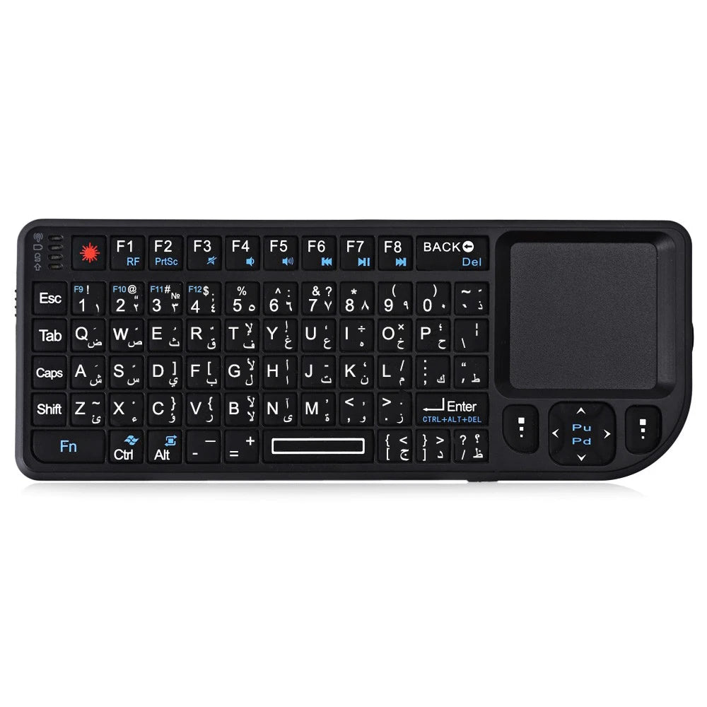 MRSVI A8 Mini Wireless Keyboard with Touchpad – 2.4G Backlit Air Mouse for Android TV & PC