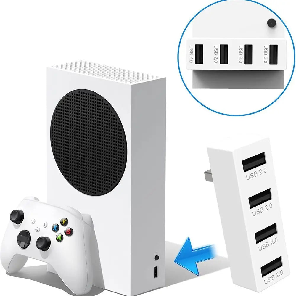 High-Speed USB 4-Port Hub for Xbox Series X|S – USB Converter & Expander Adapter