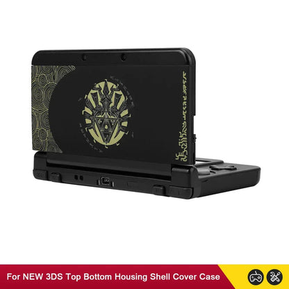 Black | White DIY AE Faceplate Set for New Nintendo 3DS - TechTastic Treasures