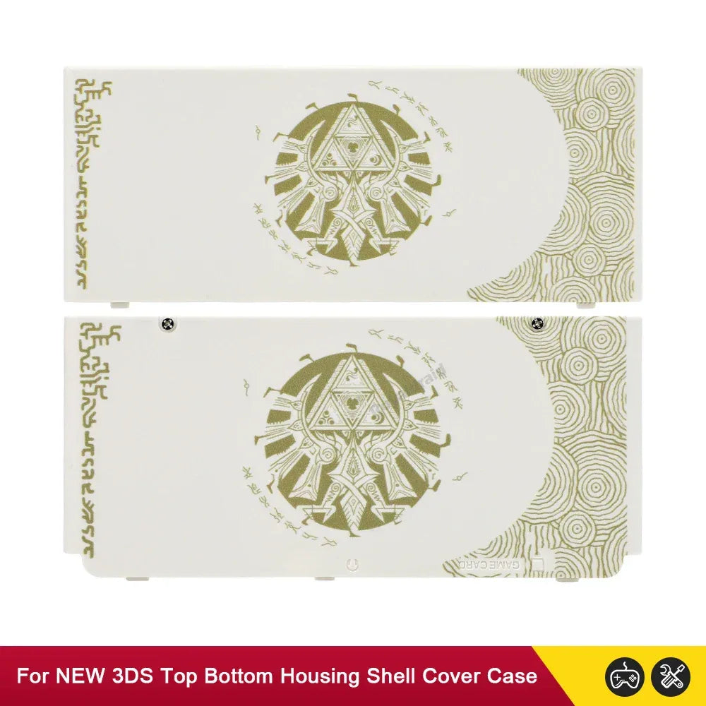 Black | White DIY AE Faceplate Set for New Nintendo 3DS - TechTastic Treasures