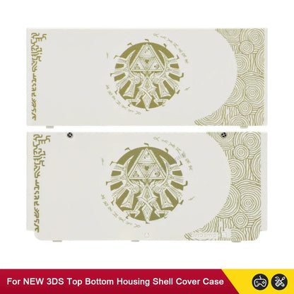 Black | White DIY AE Faceplate Set for New Nintendo 3DS - TechTastic Treasures