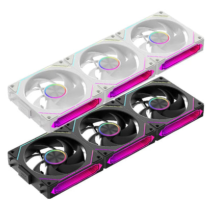 Coolcirc DL-2 Modular Wireless Splicing 120mm ARGB Fan – Infinite Mirror Lighting | Premium PC Case Cooling