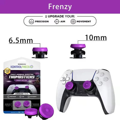 Freek Galaxy High-Rise Analog Thumb Grips for PS5 & PS4 Controllers | FPS Precision Joystick Performance Caps