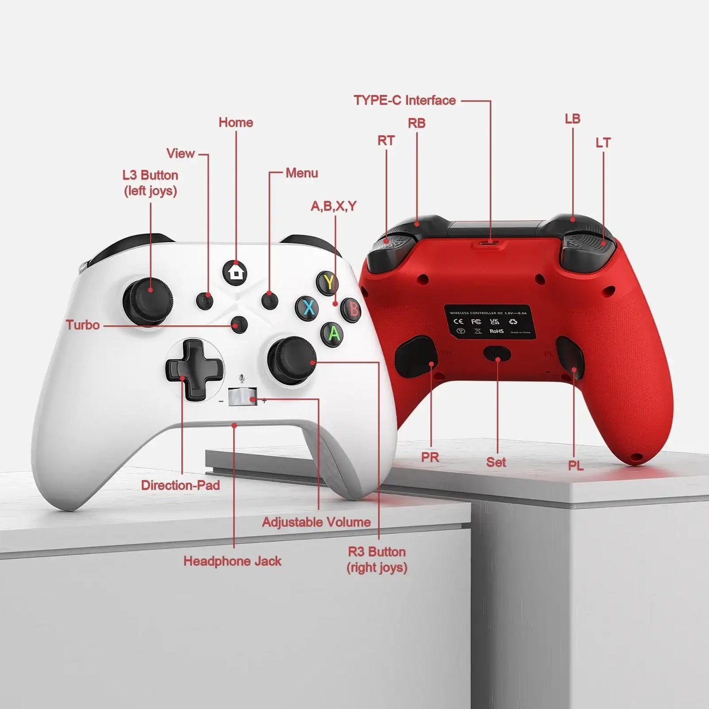 2.4G Wireless Gamepad for Xbox Series X|S, Xbox One & Windows PC