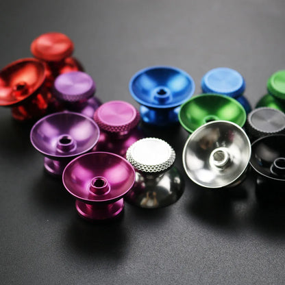 YUXI Metal Analog Joystick Thumb Stick Grip Caps for PS5 Controller (2PCS)