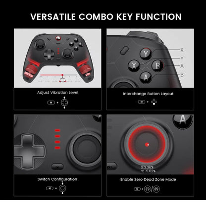 GameSir Cyclone 2 Wireless Controller – Bluetooth Gamepad for Nintendo Switch 2, iPhone & Android with Hall Effect Triggers - TechTastic Treasures