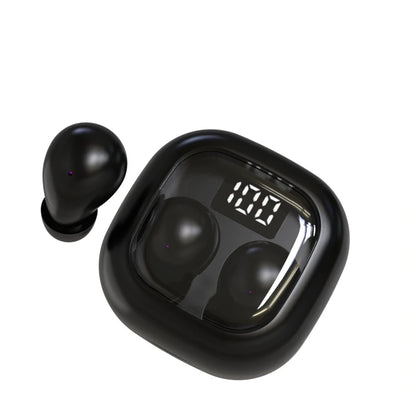 SK Mini Wireless Bluetooth Earbuds 2024 – Invisible Small Headphones with Deep Bass for Sport, Sleep, Work & Class