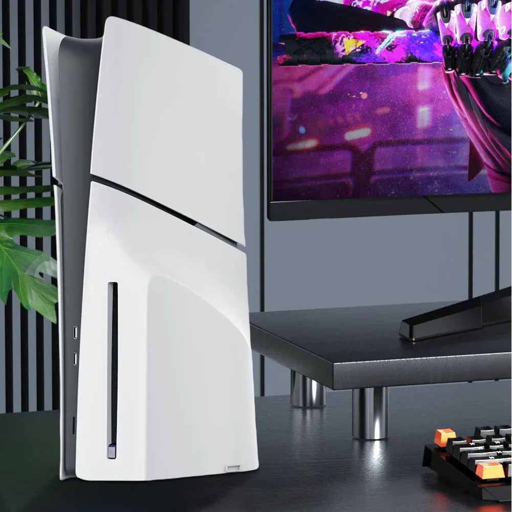 ABS Hard Case Replacement Faceplate for PS5 Slim (Disc Edition) - TechTastic Treasures