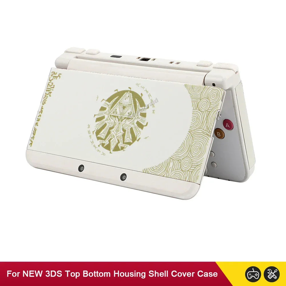 Black | White DIY AE Faceplate Set for New Nintendo 3DS - TechTastic Treasures