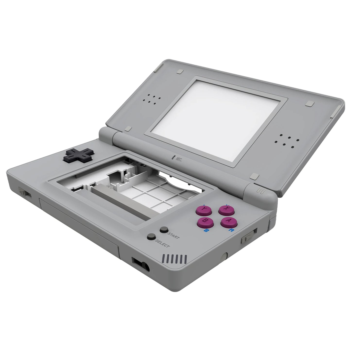 eXtremeRate Full Housing Shell for Nintendo DS Lite – Classic 1989 Game Boy Style Replacement Case with Buttons & Screen Lens