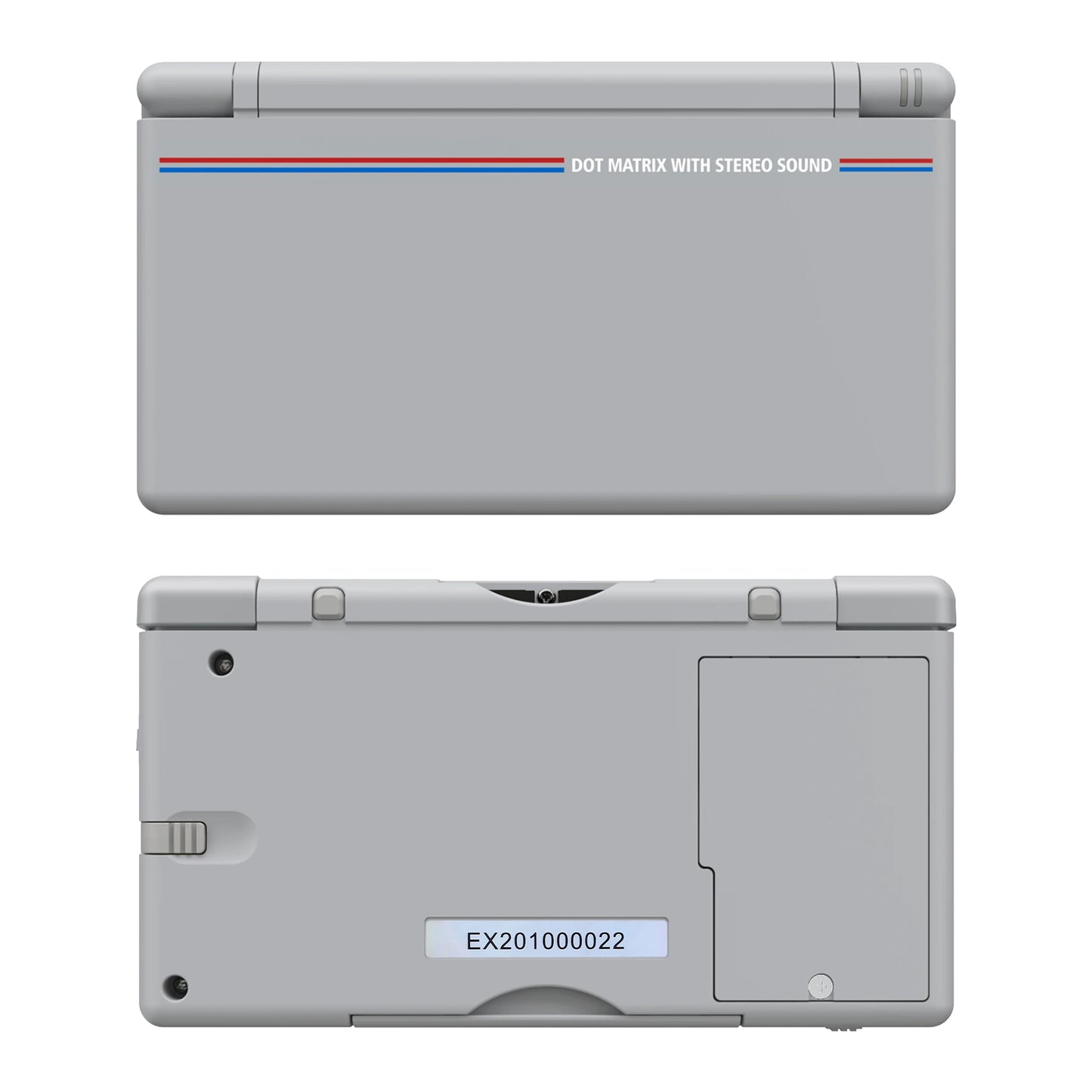eXtremeRate Full Housing Shell for Nintendo DS Lite – Classic 1989 Game Boy Style Replacement Case with Buttons & Screen Lens