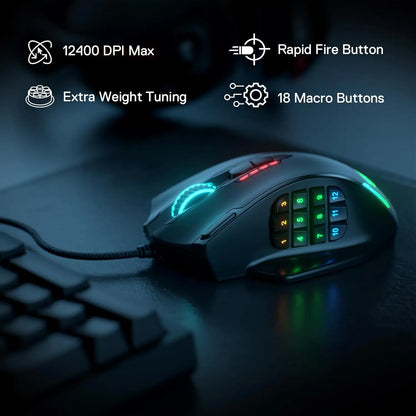 Redragon M908 RGB Wired Gaming Mouse