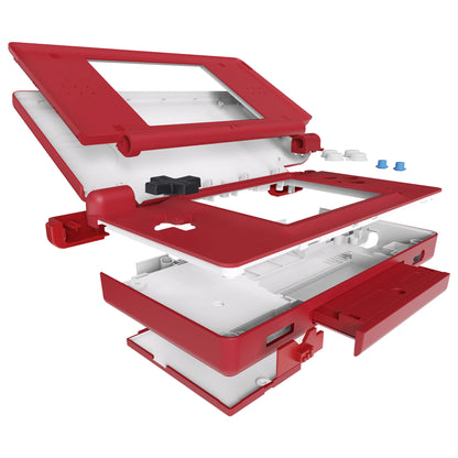 eXtremeRate Nintendo DS Lite Shell Monster Index – Full Housing Replacement Case with Buttons & Screen Lens