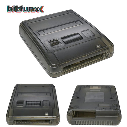 Bitfunx Transparent Replacement Case for Super Famicom / Super NES Console