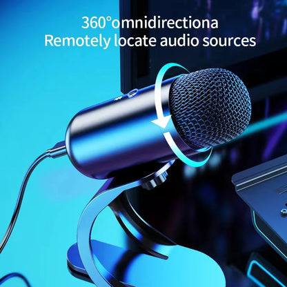 USB Condenser Desktop Microphone – Professional Conference Mic for PC, Gaming, Streaming & Recording