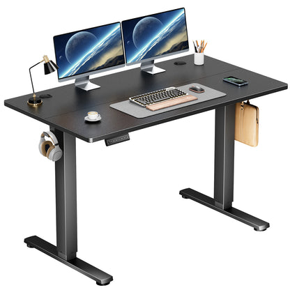 JHK Electric Standing Desk 40x24 – Height Adjustable Sit Stand Computer Desk Ergonomic Workstation