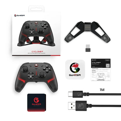 GameSir Cyclone 2 Wireless Controller – Bluetooth Gamepad for Nintendo Switch 2, iPhone & Android with Hall Effect Triggers - TechTastic Treasures