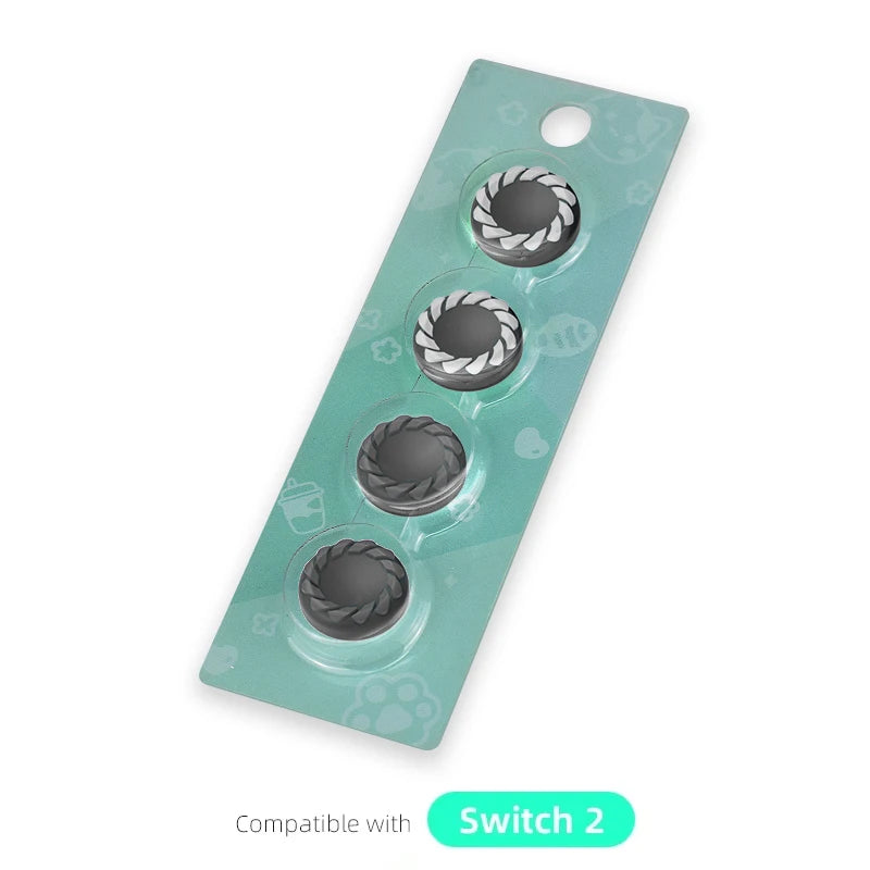 DATA FROG Thumb Grip Caps for Switch 2 | Anti-Slip Silicone Covers