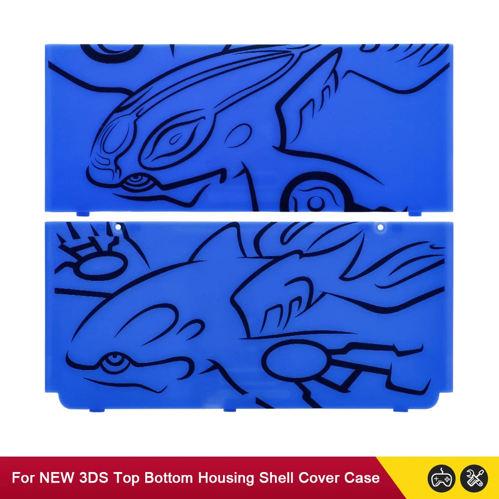 Replacement Faceplate Cover for New Nintendo 3DS – Upper & Back Battery Housing Shell (11 Colors)