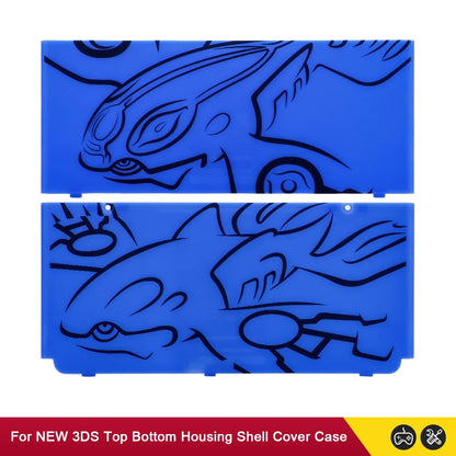 Replacement Faceplate Cover for New Nintendo 3DS – Upper & Back Battery Housing Shell (11 Colors)