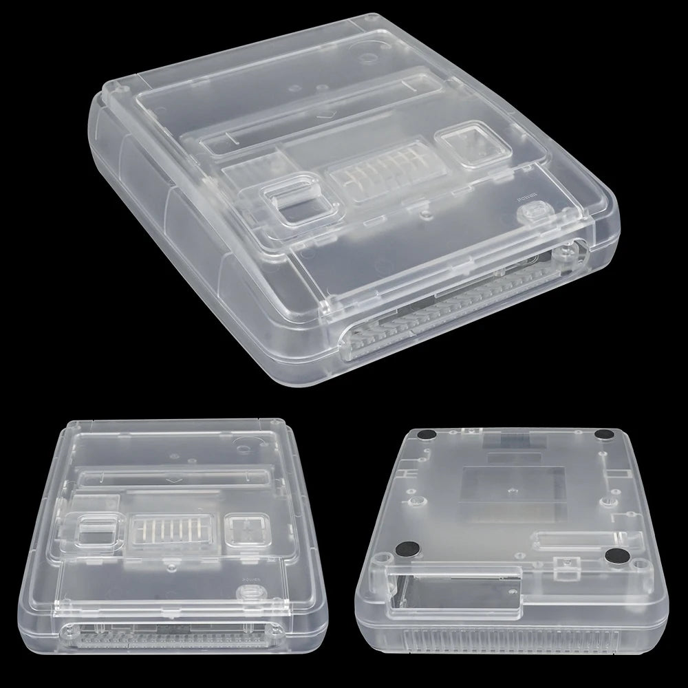 Bitfunx Transparent Replacement Case for Super Famicom / Super NES Console