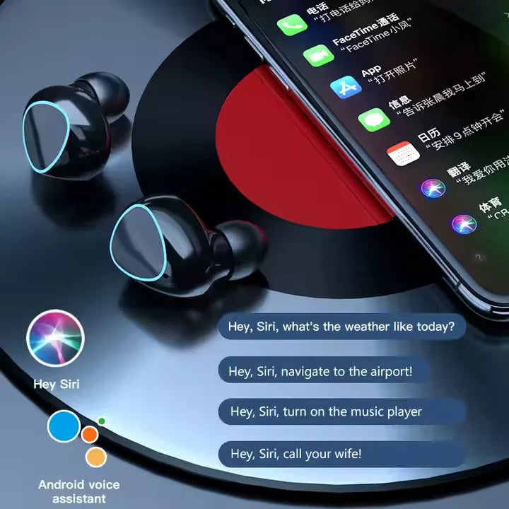 M10 Wireless Bluetooth Earbuds | Sports Gaming Headset Power Bank