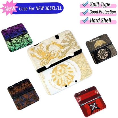 Hard Shell Protective Case for New 3DS XL / LL – Split Type Full Cover Scratch-Resistant Snap-On Shell