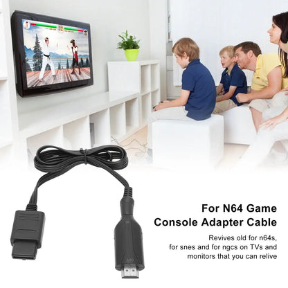 N64 SNES GameCube to HDMI Converter | 1080P Plug & Play Video Adapter