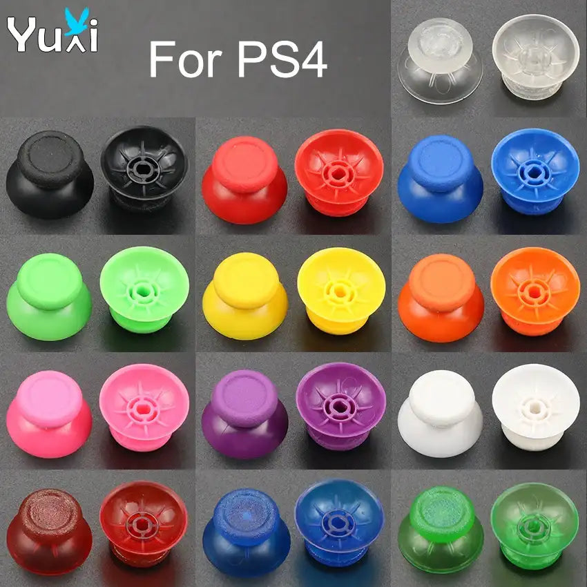 YuXi 3D Analog Thumb Stick Grip Caps for PS4 Controller (2PCS)