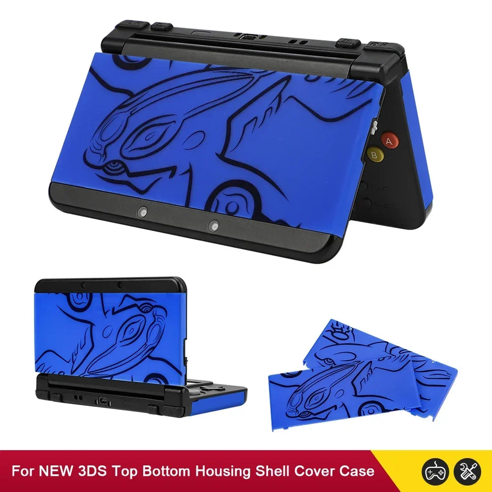 Replacement Faceplate Cover for New Nintendo 3DS – Upper & Back Battery Housing Shell (11 Colors)