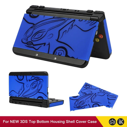 Replacement Faceplate Cover for New Nintendo 3DS – Upper & Back Battery Housing Shell (11 Colors)