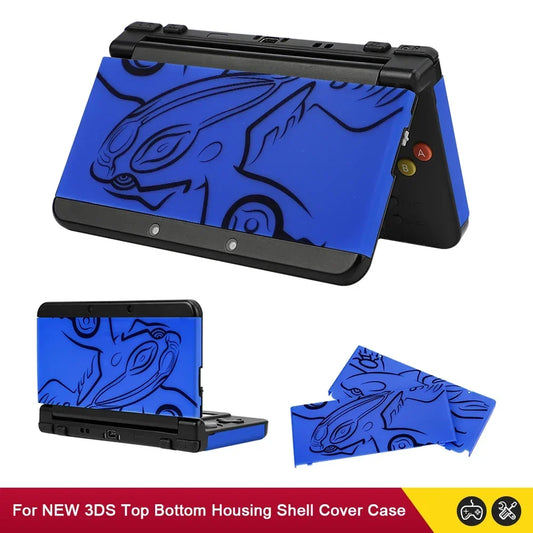Replacement Faceplate Cover for New Nintendo 3DS – Upper & Back Battery Housing Shell (11 Colors)