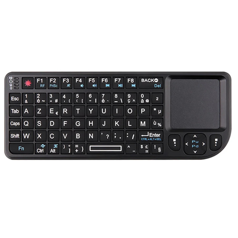 MRSVI A8 Mini Wireless Keyboard with Touchpad – 2.4G Backlit Air Mouse for Android TV & PC