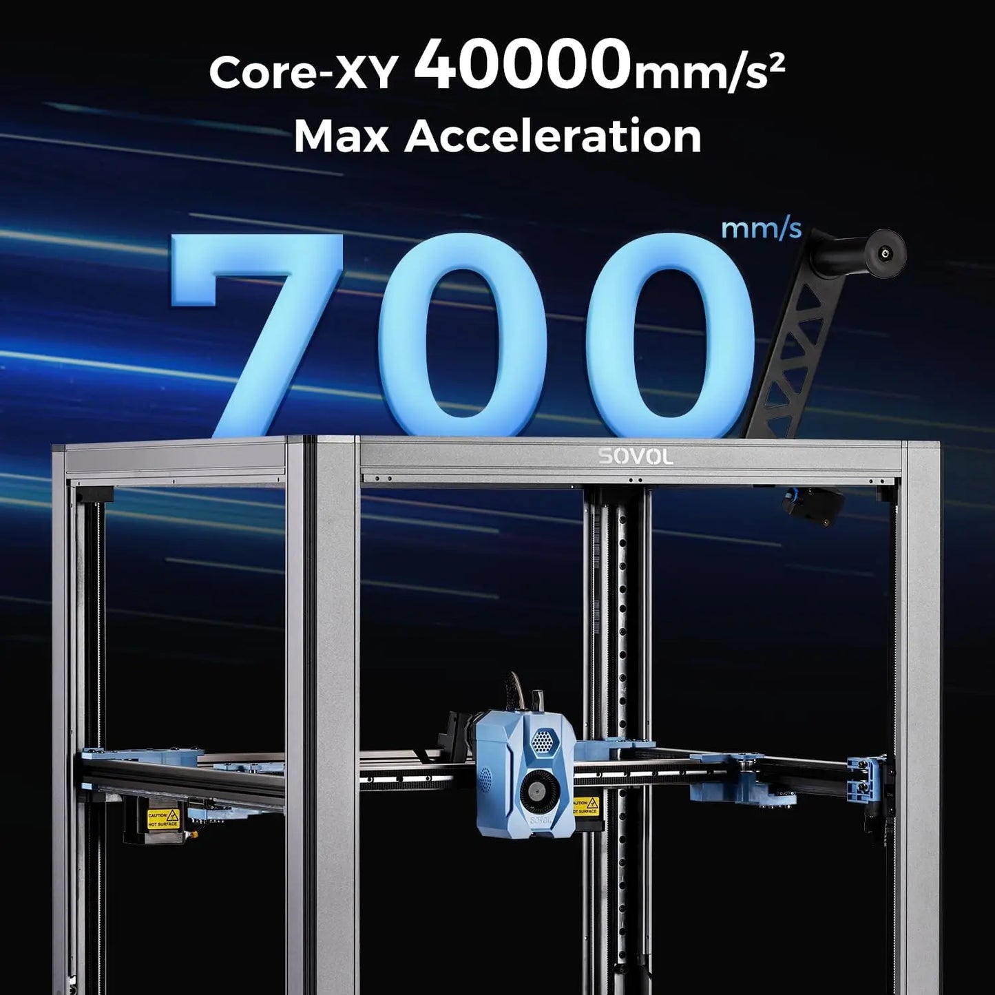 Sovol SV08 Core-XY 3D Printer – 700mm/s High-Speed, 300°C Hotend, Open Source with Camera