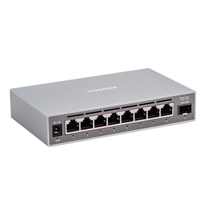 XikeStor 2.5G Managed Switch 8-Port RJ45 + 10G SFP+ | L2 Smart Switch with VLAN & Link Aggregation