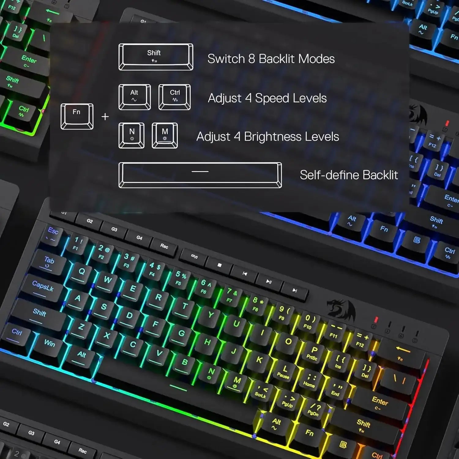 Redragon K522 60% Wired RGB Gaming Keyboard - TechTastic Treasures