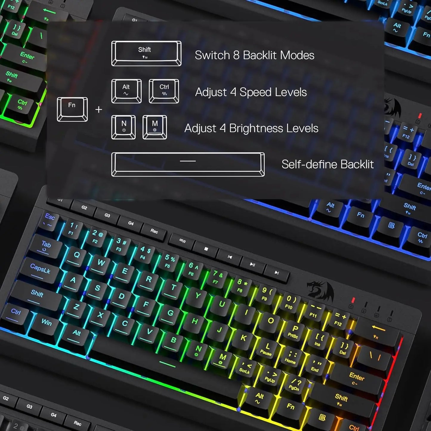 Redragon K522 60% Wired RGB Gaming Keyboard