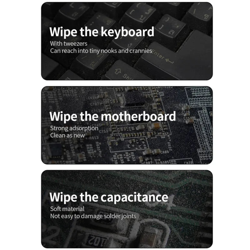 MECHANIC NC800 Nano Cleaning Sponge Kit – 800PCS LCD Screen PCB Motherboard Phone Repair Cleaning Tool