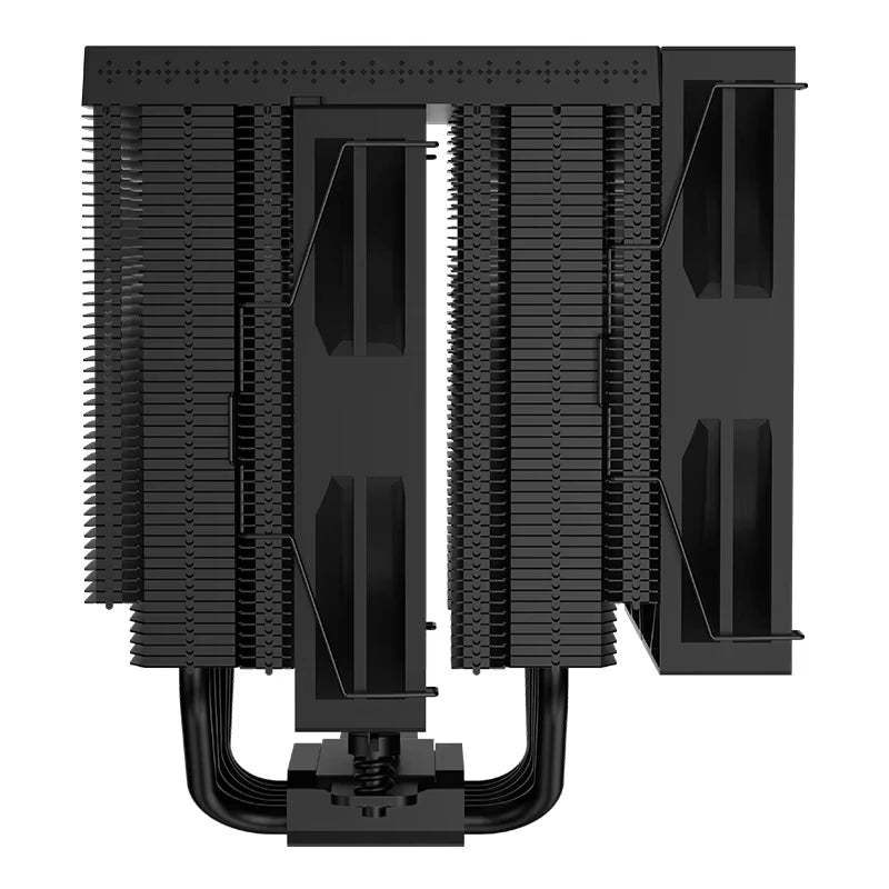 COOLLEO B60T LCD CPU Cooler – Dual-Tower Air Cooling with 2.8