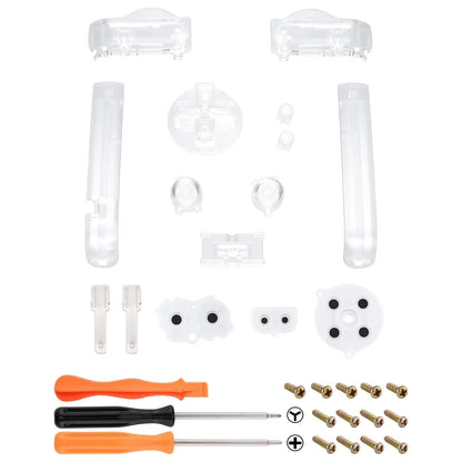 eXtremeRate Full Set Replacement Buttons for Game Boy Advance – Transparent Series - TechTastic Treasures