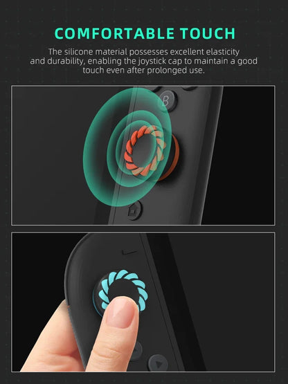 DATA FROG Thumb Grip Caps for Switch 2 | Anti-Slip Silicone Covers