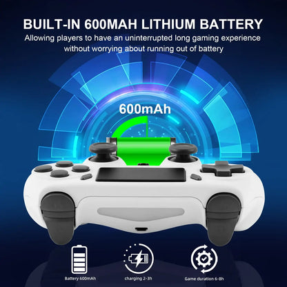 GAMINJA Wireless Gamepad with 6-Axis Gyroscope – Touchpad & Dual Vibration